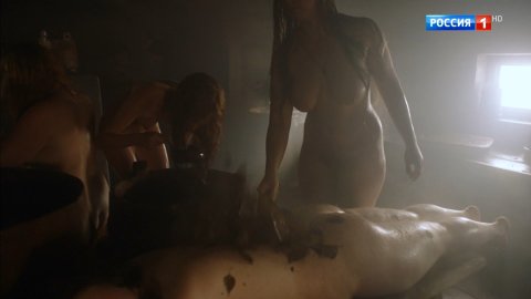 Svetlana Khodchenkova - Fully Naked Scenes in Godunov s01e01 (2018)